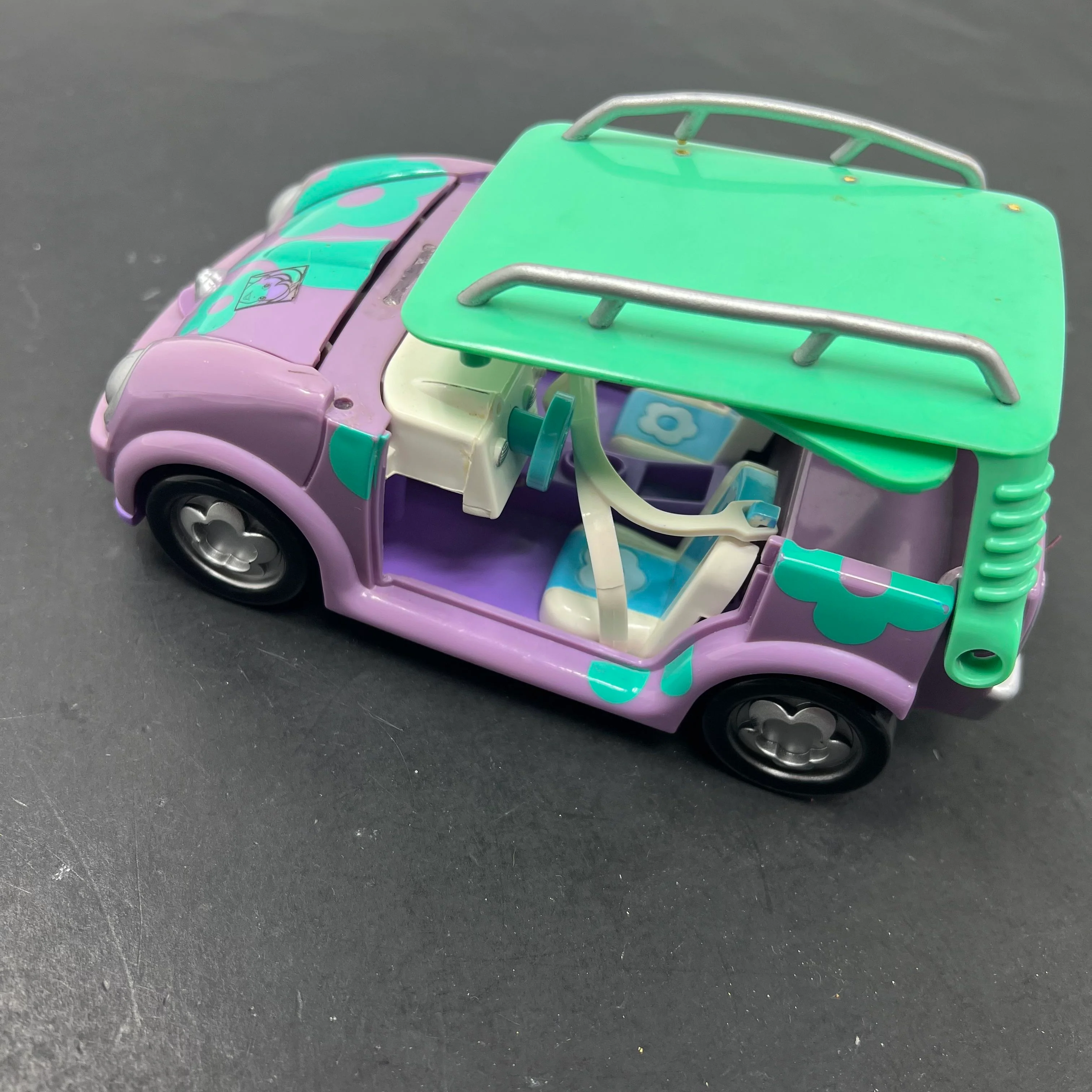2003 Mattel Polly Pocket Picnic to Go Convertible Car *Damaged - Image 2