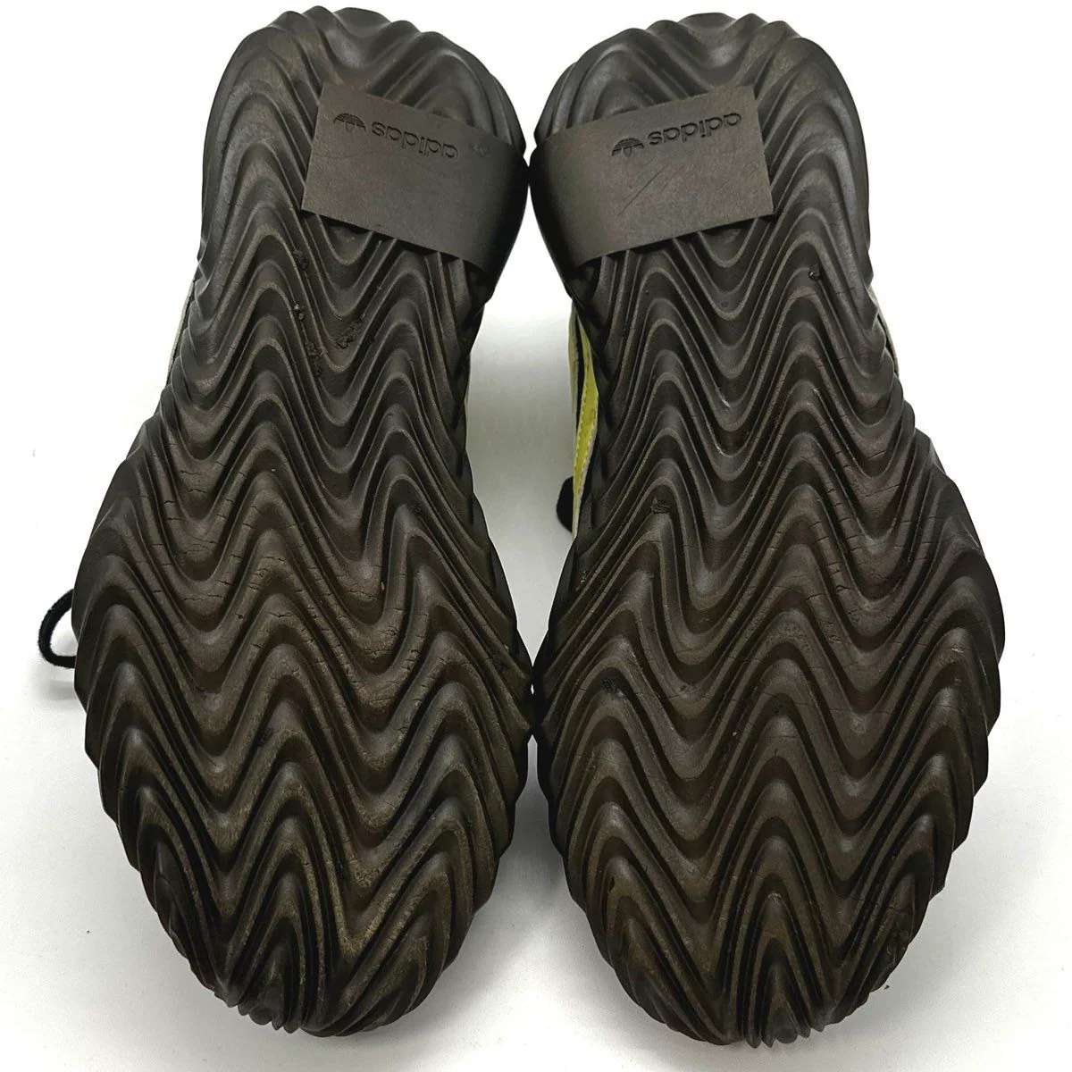 Adidas Sobakov Black Solar Yellow Gum Sole Sneakers Men's Size 10.5 - Image 4