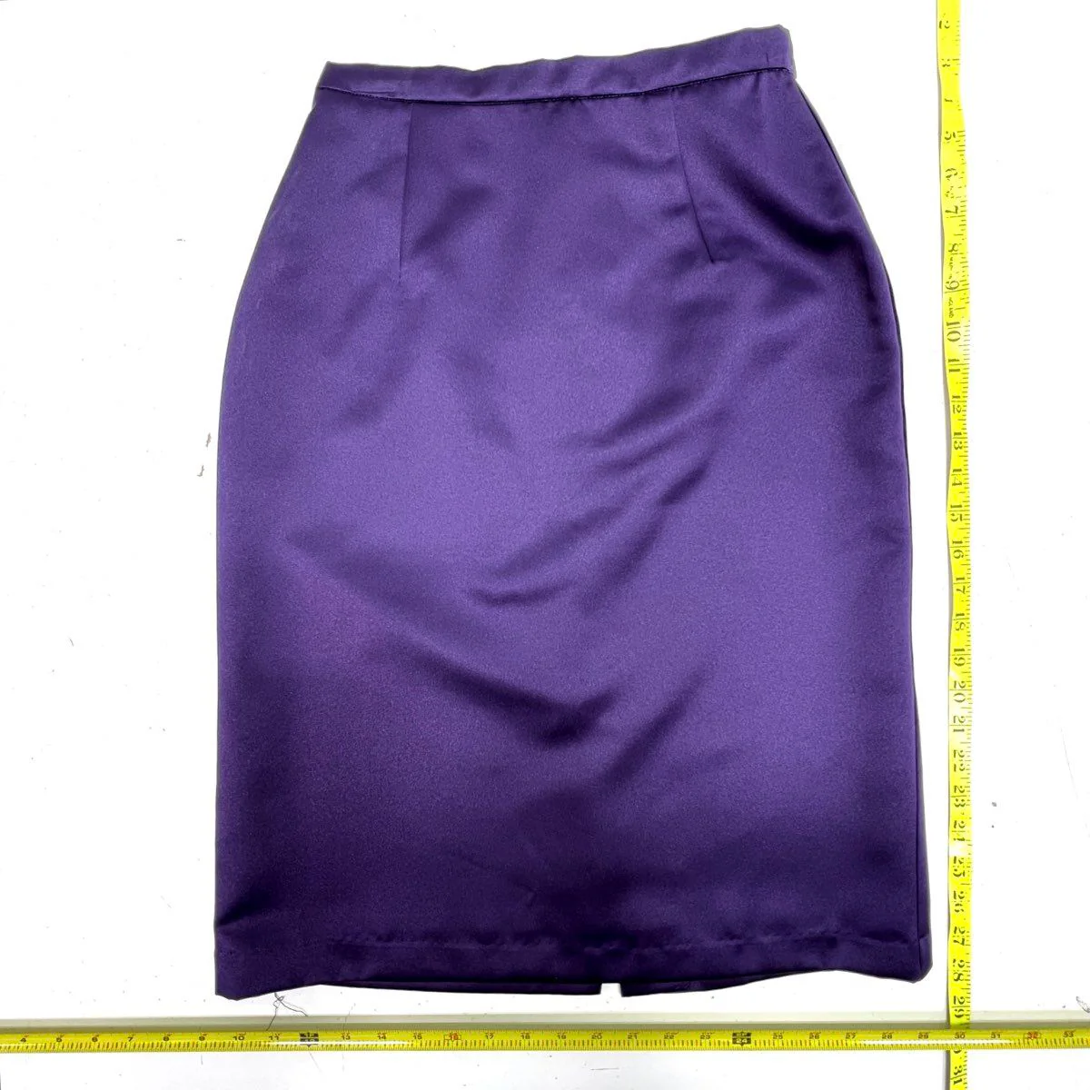 Alfred Angelo Women's Lace Peplum Top Eggplant Satin Skirt Set Sz 6/4 - Image 10