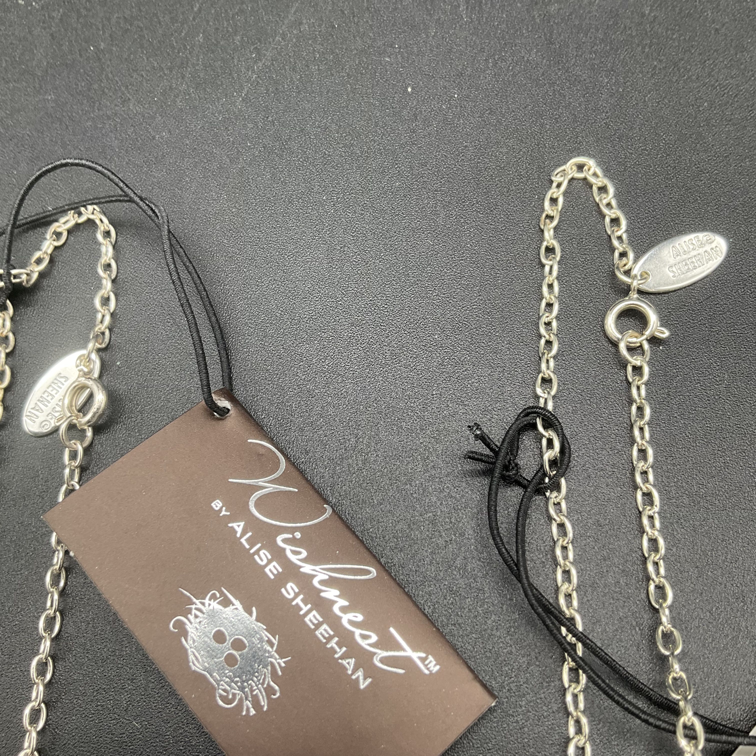 Alise Sheehan Demdaco Wishnest Bird Necklace Lot 2 Faux Pearl Turquoise NWT - Image 4