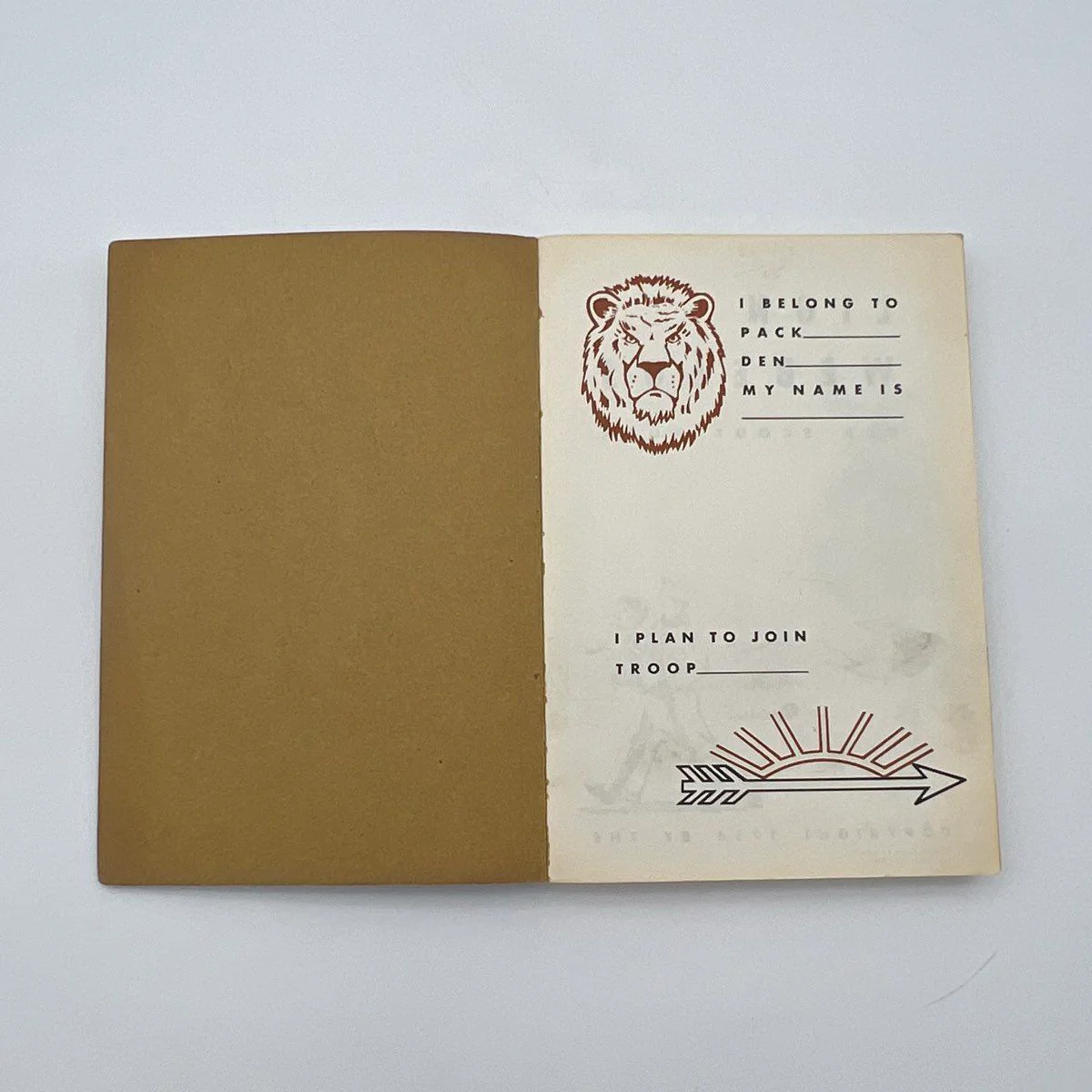 Lion Webelos Cub Scout Book Boy Scouts of America BSA 1954 Vintage Handbook - Image 4