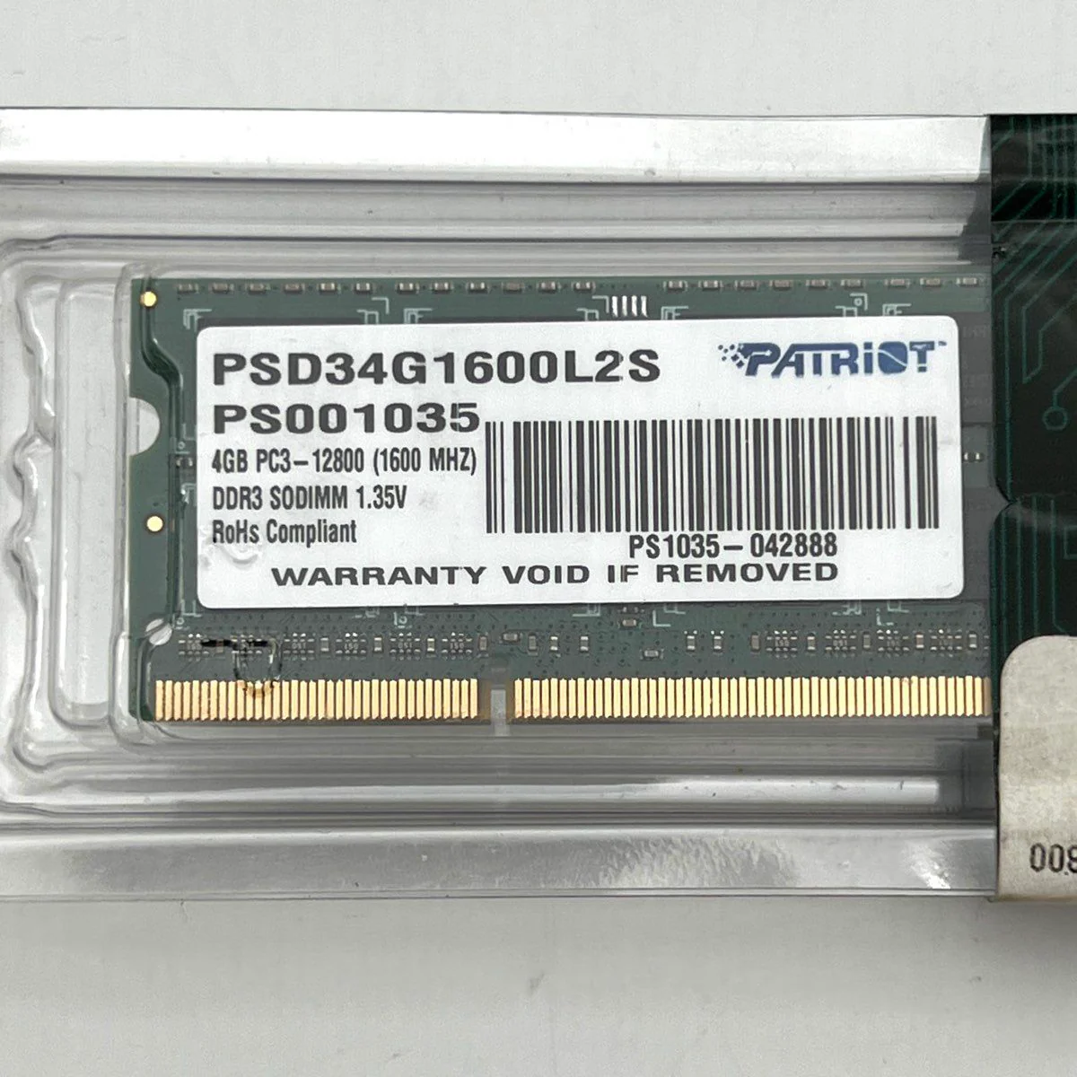 Patriot Signature 4GB DDR3 1600MHz Laptop RAM Lot 5 PSD34G1600L2S PC3-12800 NIB - Image 4