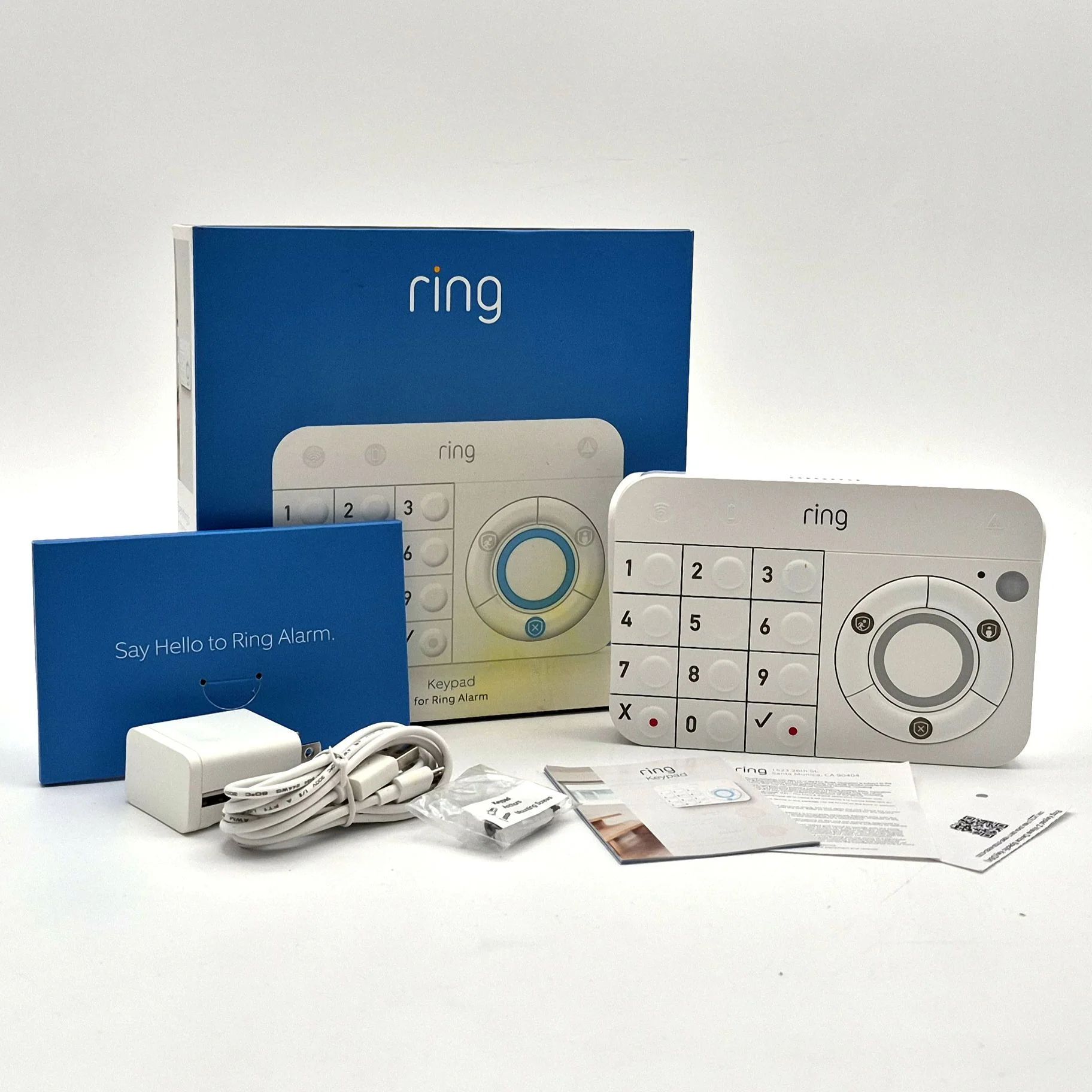 Ring Keypad for Ring Alarm Home Security System Z-Wave Plus New Open Box