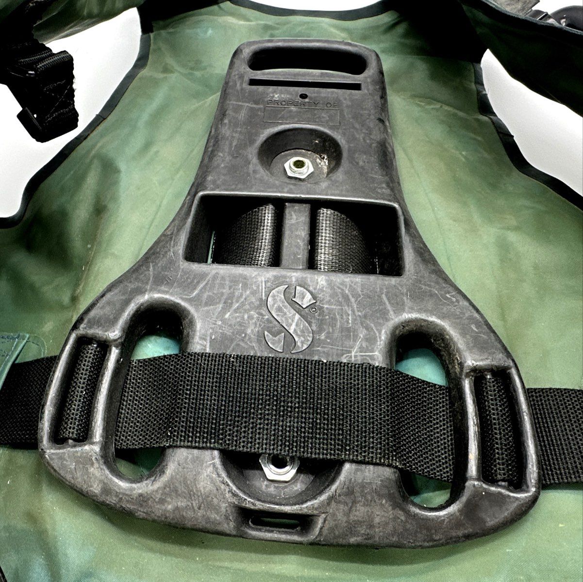 ScubaPro Buoyancy Compensator BC Vest Scuba Diving Large Vintage Green - Image 5