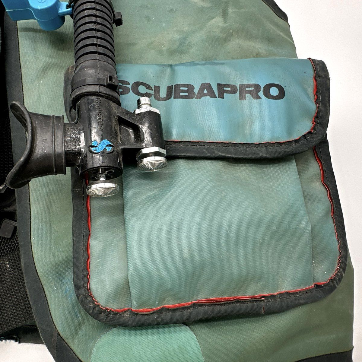 ScubaPro Buoyancy Compensator BC Vest Scuba Diving Large Vintage Green - Image 6