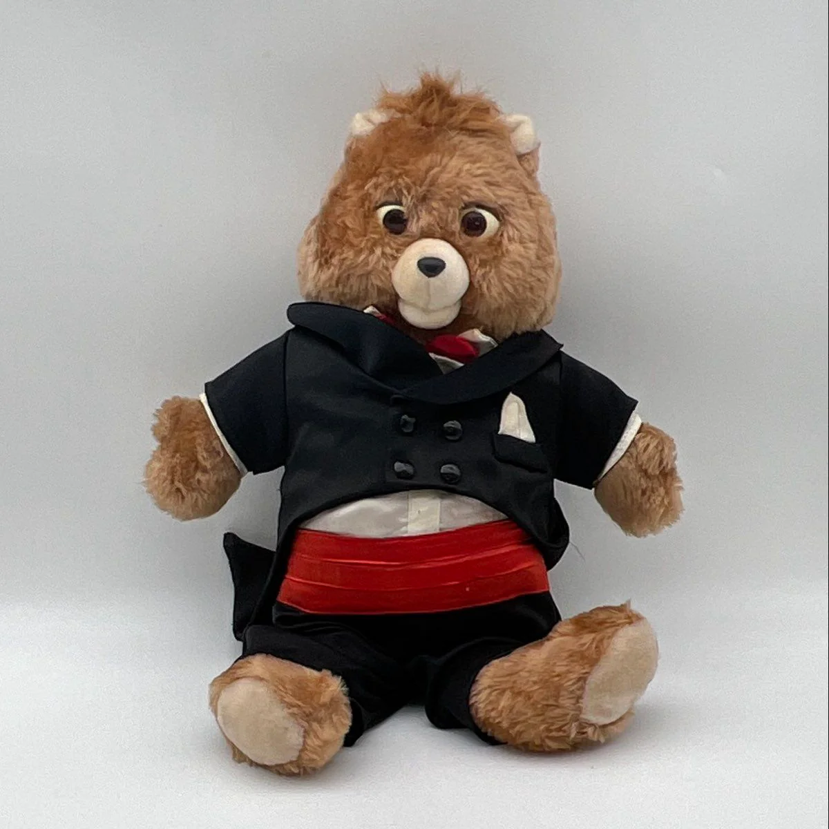 Teddy Ruxpin Vintage Animatronic Plush Bear 15 Inch Tuxedo Outfit
