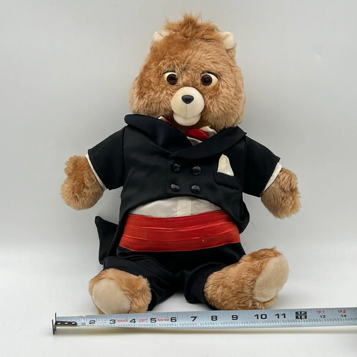 Teddy Ruxpin Vintage Animatronic Plush Bear 15 Inch Tuxedo Outfit - Image 2