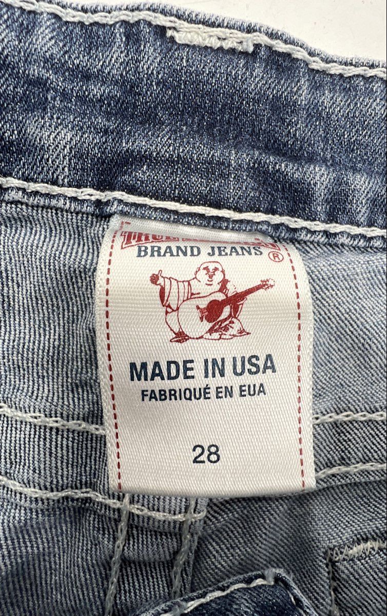True Religion Women's Stella Low Rise Skinny Jeans Blue Sz 28 Made in USA - Image 5