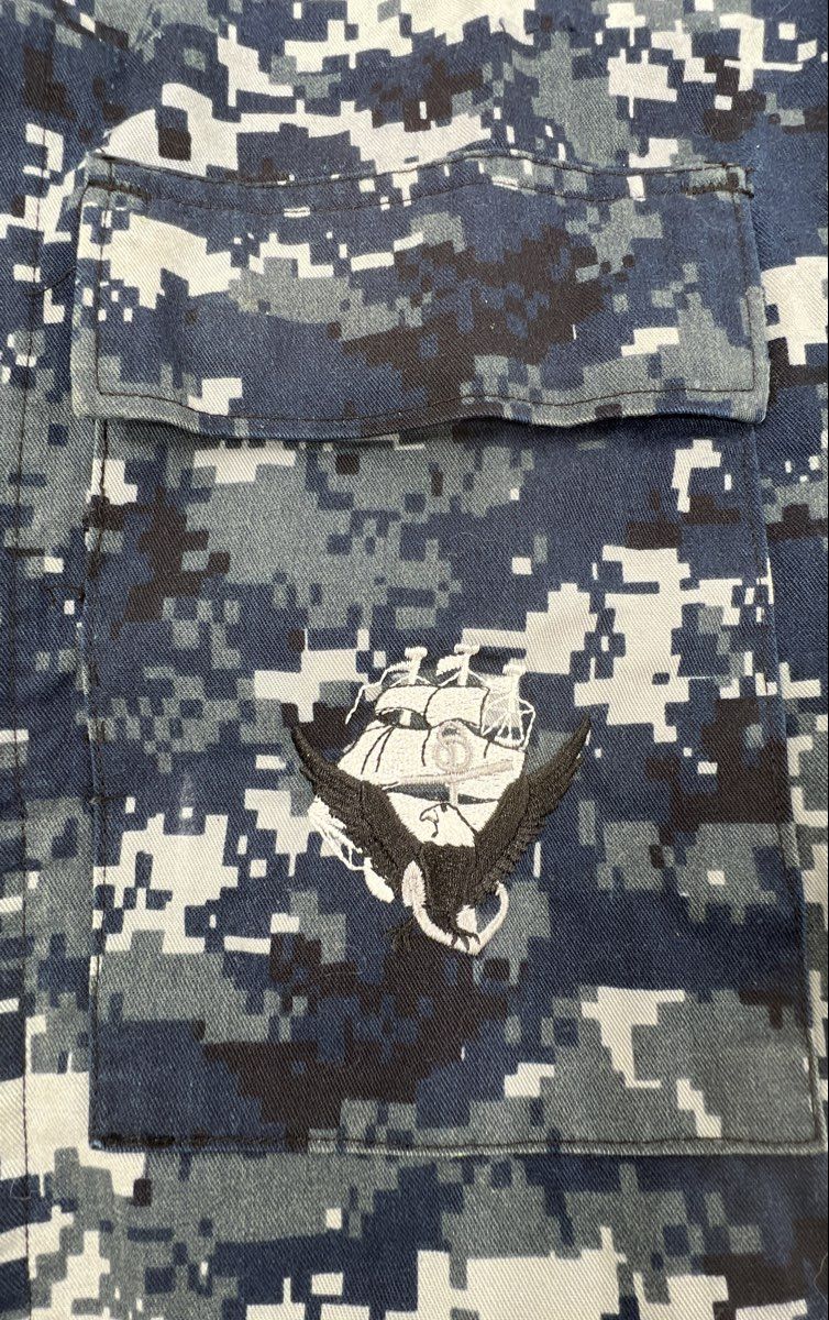 US Navy NWU Type I Digital Camo Parka and Blouse Set Sz Small Regular - Image 3