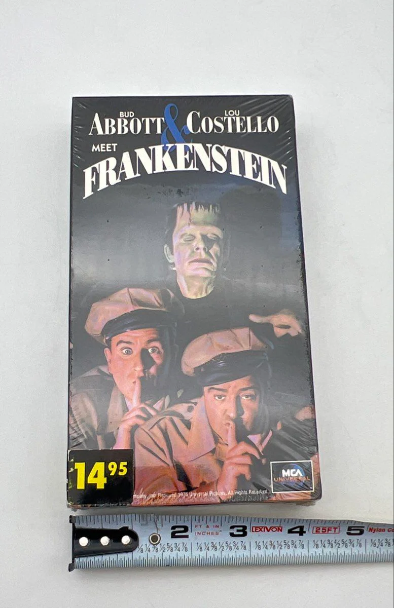 Vintage 1991 Abbott & Costello Meet Frankenstein VHS Factory Sealed MCA - Image 5