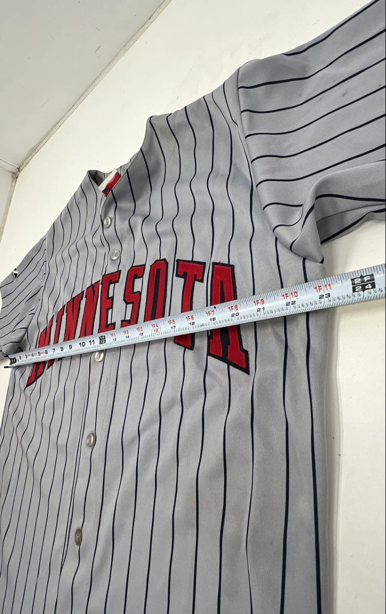Vintage 2000s Majestic Minnesota Twins Johan Santana #57 Jersey Sz M - Image 8