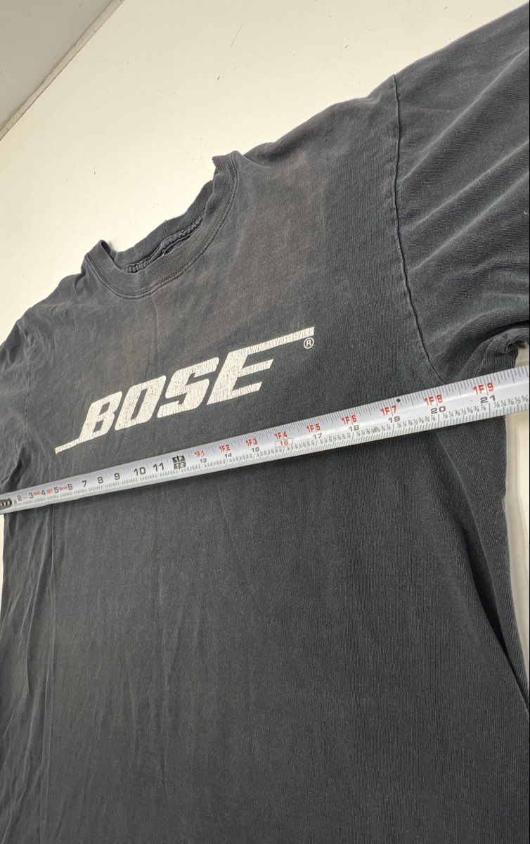 Vintage 90s Bose Audio Logo Graphic T-Shirt Sz L - Image 4