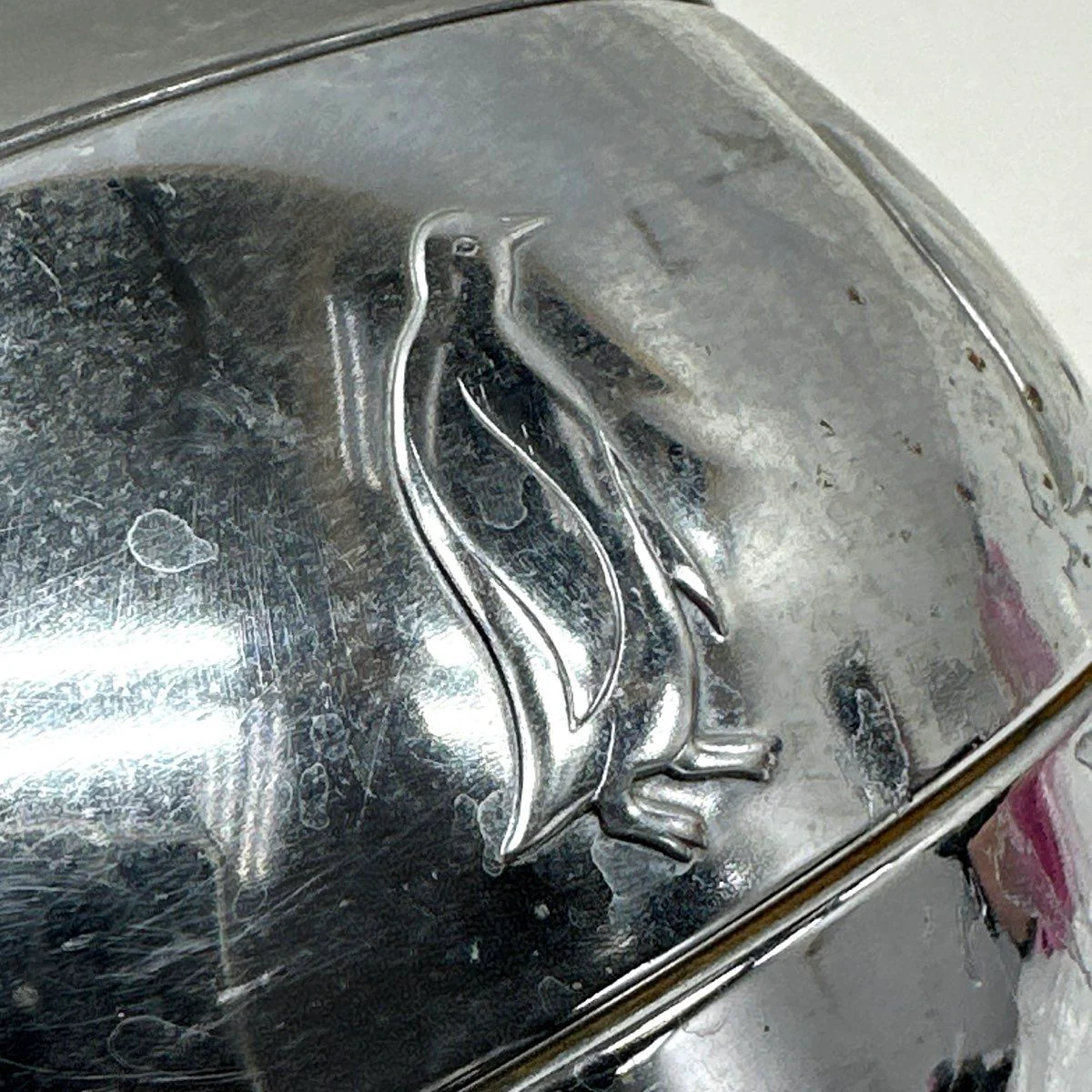 West Bend Penguin Hot Cold Server Chrome Ice Bucket Mid Century Modern Vintage - Image 7